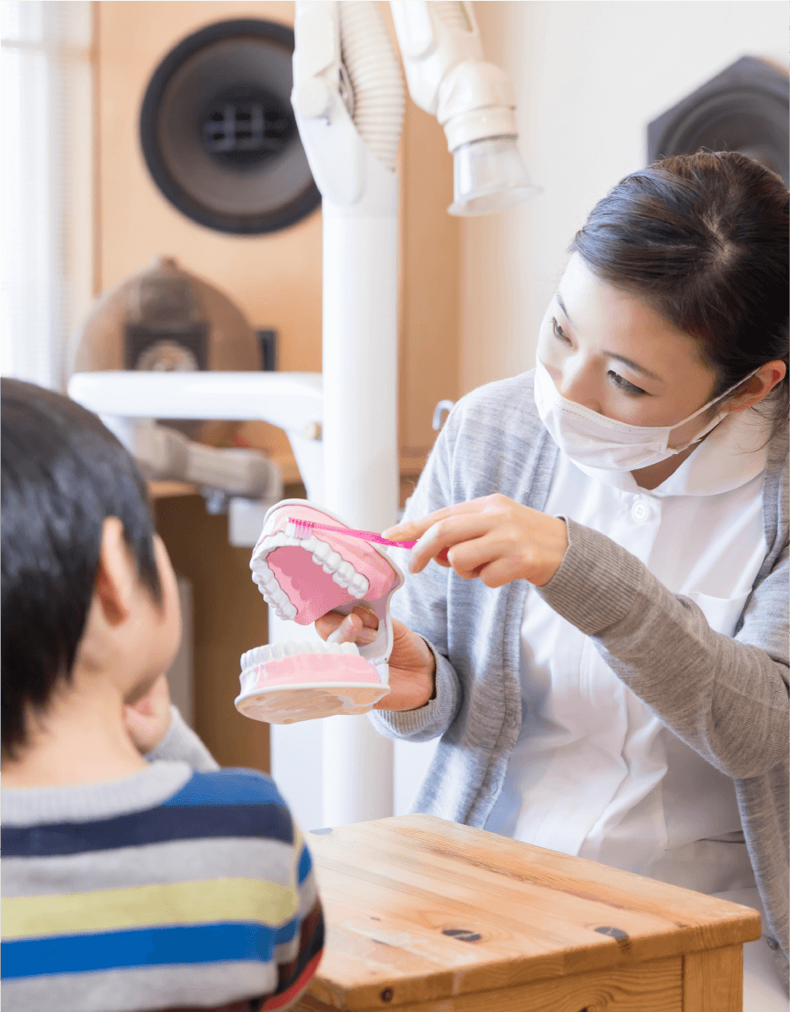 口の中を清潔に維持するプロによる口腔内清掃